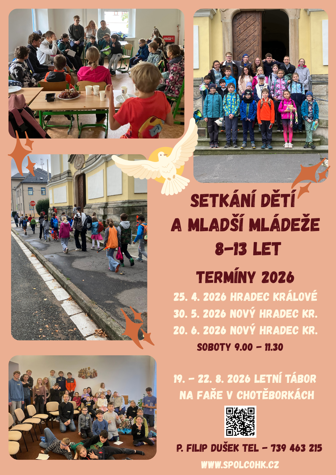 Aktualizovaný seznam akcí pro Děti a mladší mládež